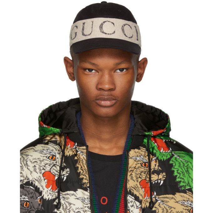 Photo: Gucci Black Logo Band Cap