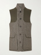 Purdey - Wool-Tweed Gilet - Green