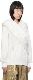 UNDERCOVER White Gathered Hoodie