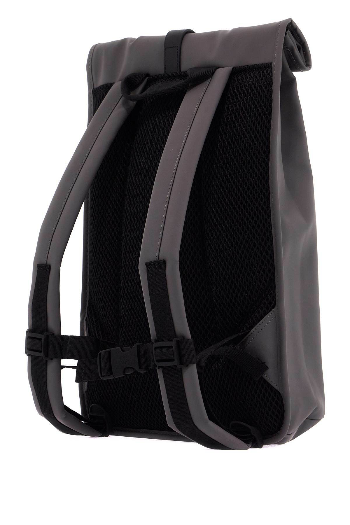 RAINS water-repellent rolltop rucksack Grey