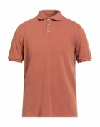 Fedeli Mens Polo shirt Rust