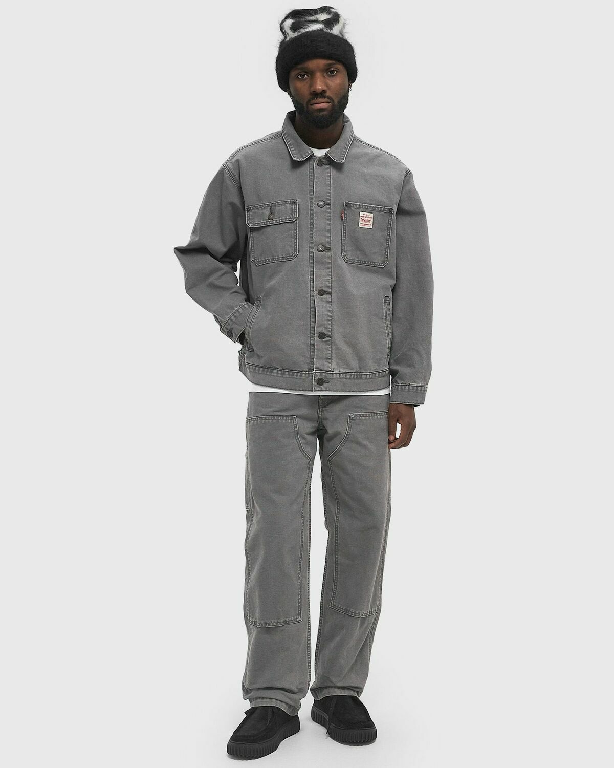 Levis SUNRISE TRUCKER Grey Mens Denim Jacket