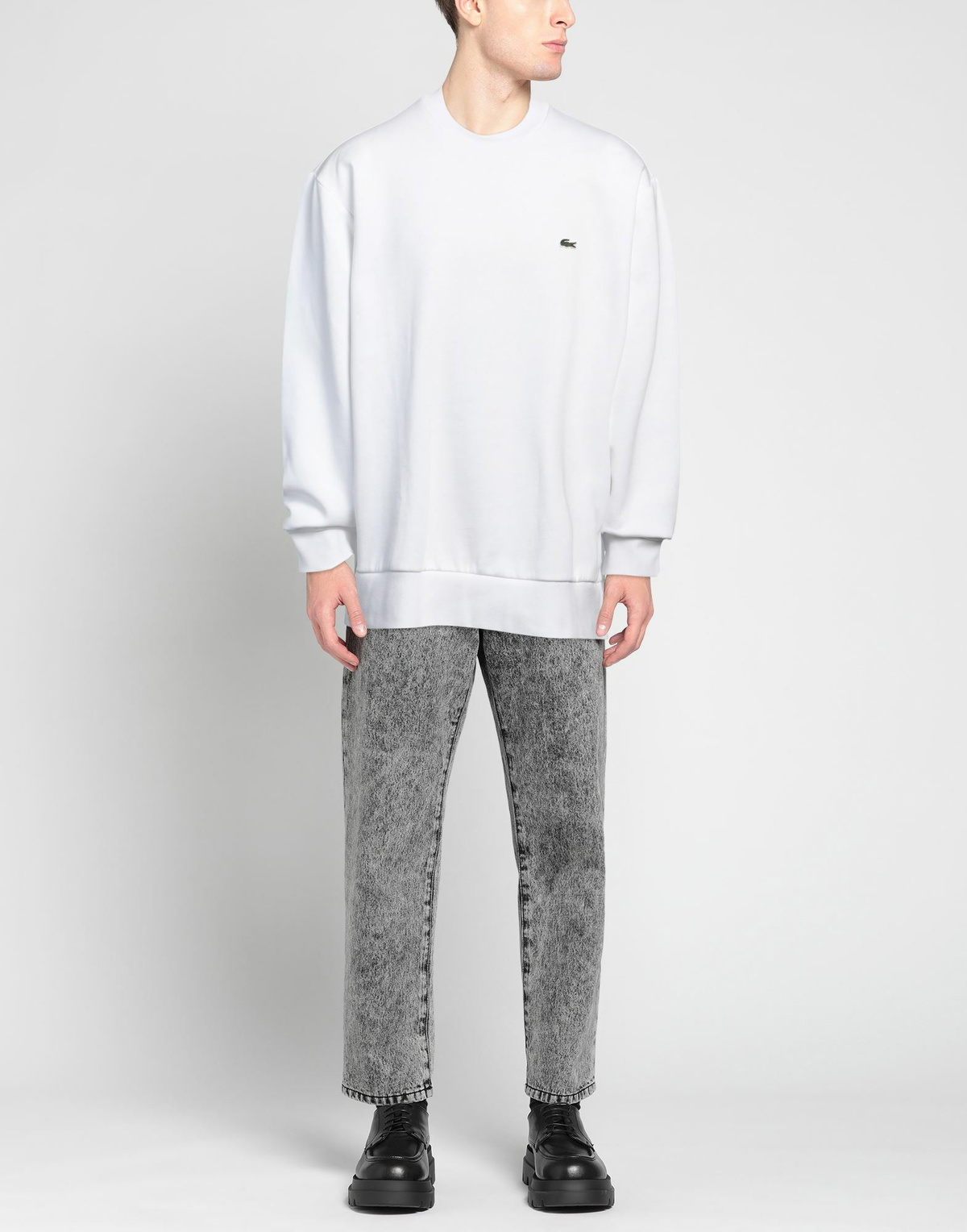 Lacoste Mens Sweatshirt in White