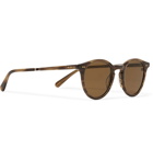 Mr Leight - Marmont S Round-Frame Tortoiseshell Acetate and Gold-Tone Titanium Sunglasses - Tortoiseshell