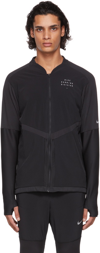 Photo: Nike Black Dri-FIT Run Division Running Jacket