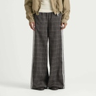 Adidas Women's Check Track Pant in Night Brown