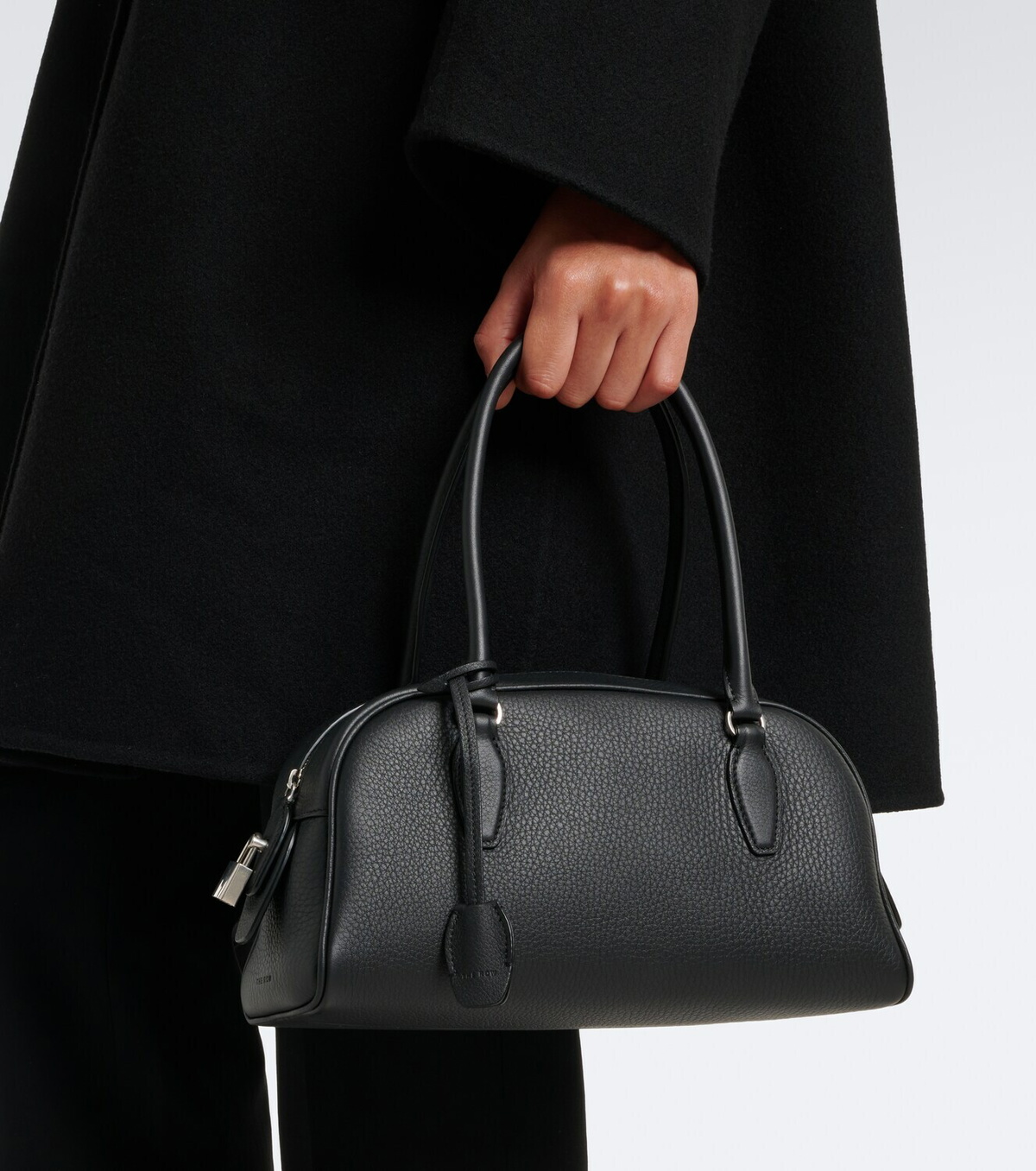 The Row India E/W Small leather tote bag