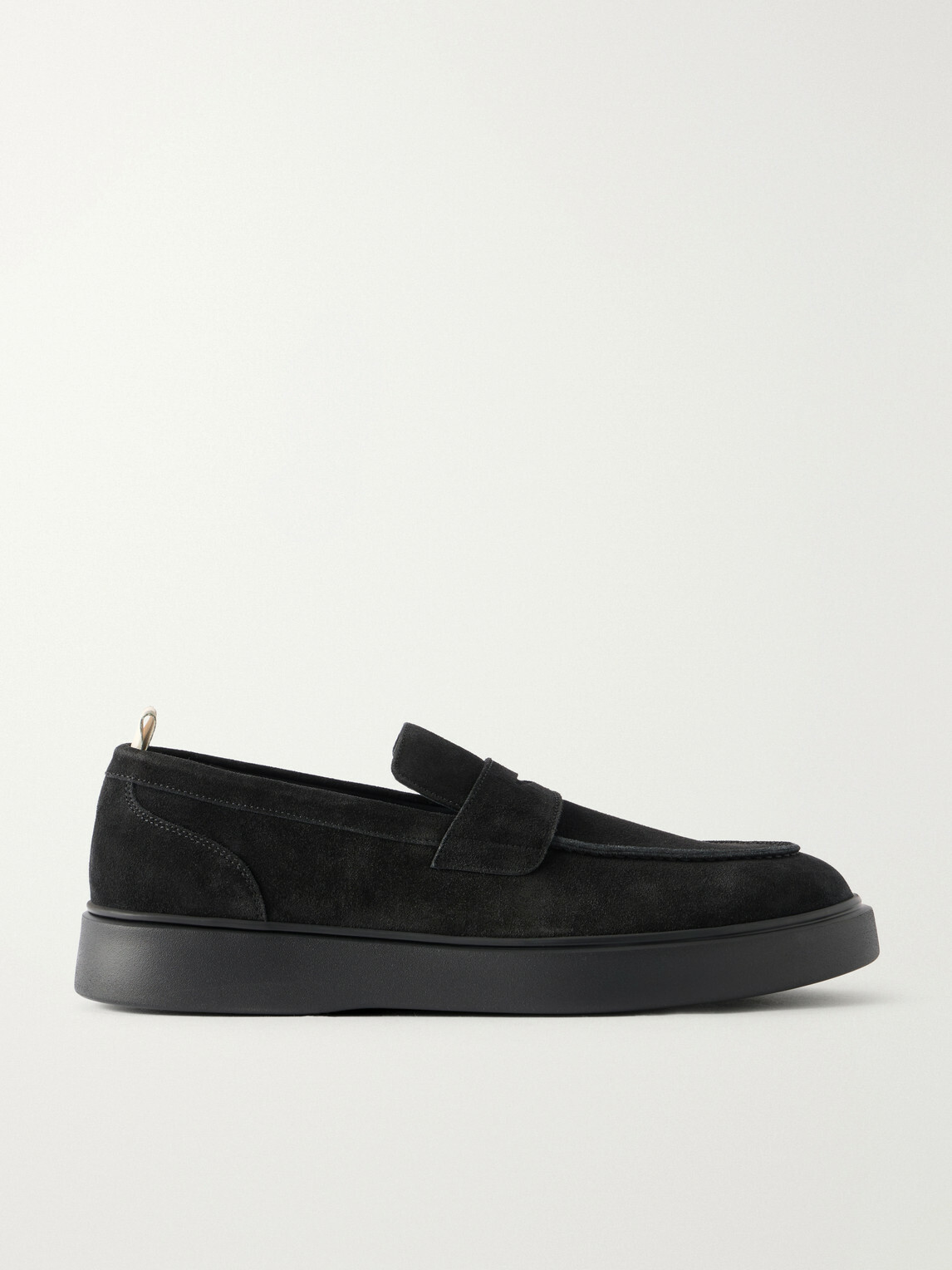 Officine Creative - Frame 001 Suede Loafers - Black