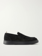 Officine Creative - Frame 001 Suede Loafers - Black
