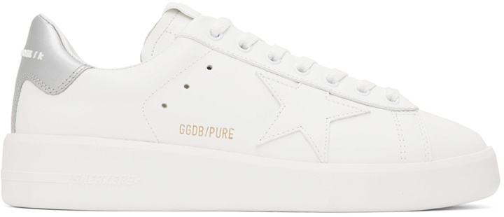 Photo: Golden Goose White Purestar Sneakers