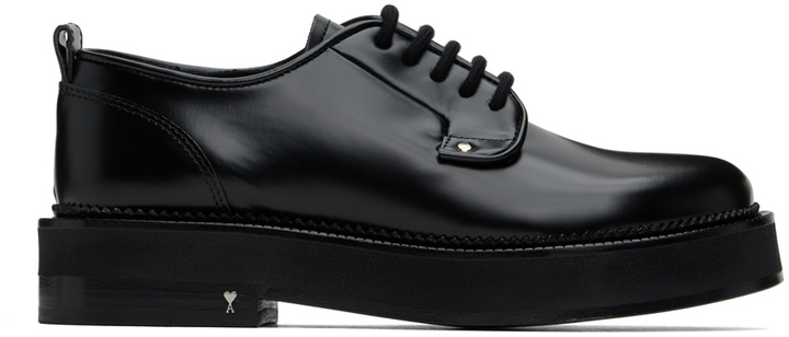 Photo: AMI Paris Black Anatomical Toe Derbys