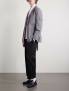 Thom Browne - Belted Cotton Blazer - Gray
