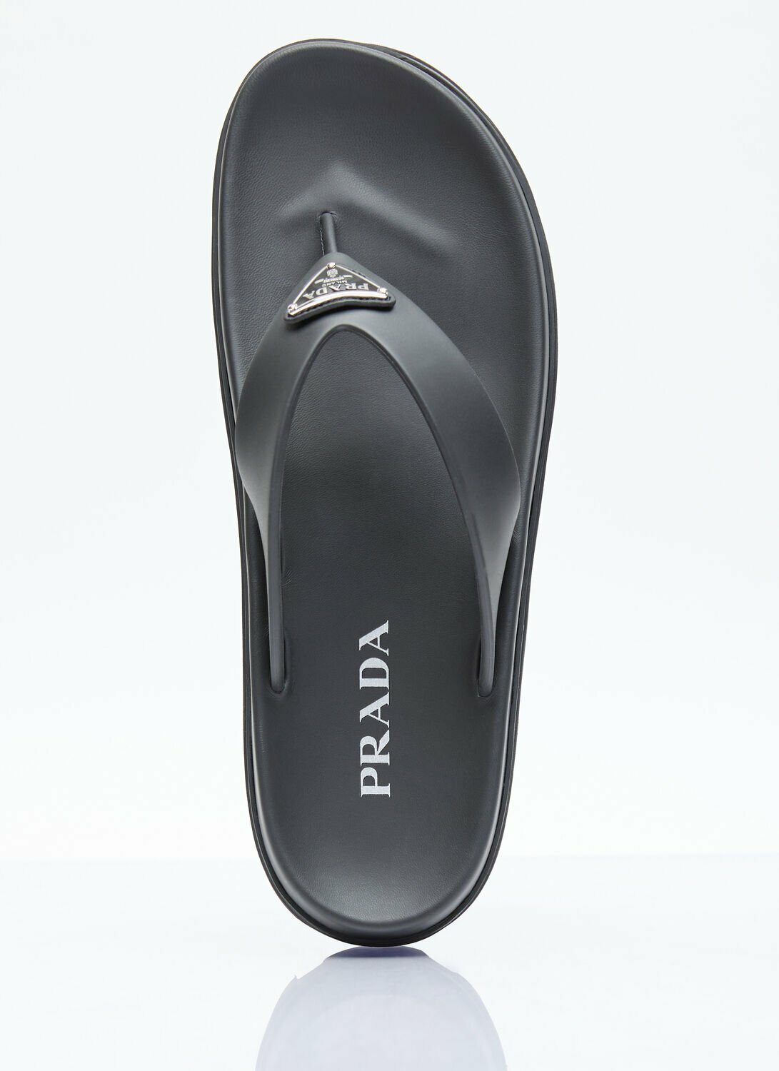 Prada Logo Plaque Slides
