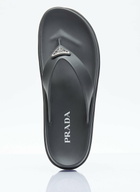 Prada Logo Plaque Slides