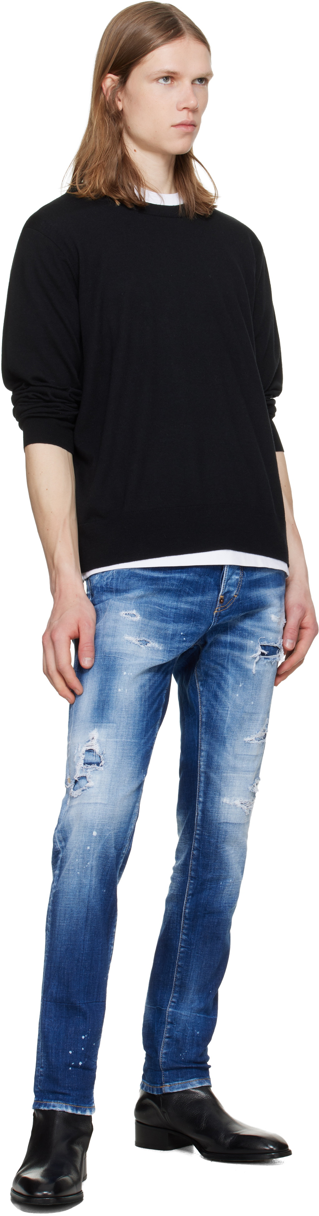 Dsquared2 Blue Teddy Jeans