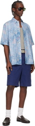 Isabel Marant Blue Akyle Shorts
