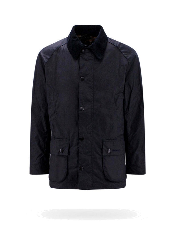 Photo: Barbour Ashby Wax Jacket Blue   Mens