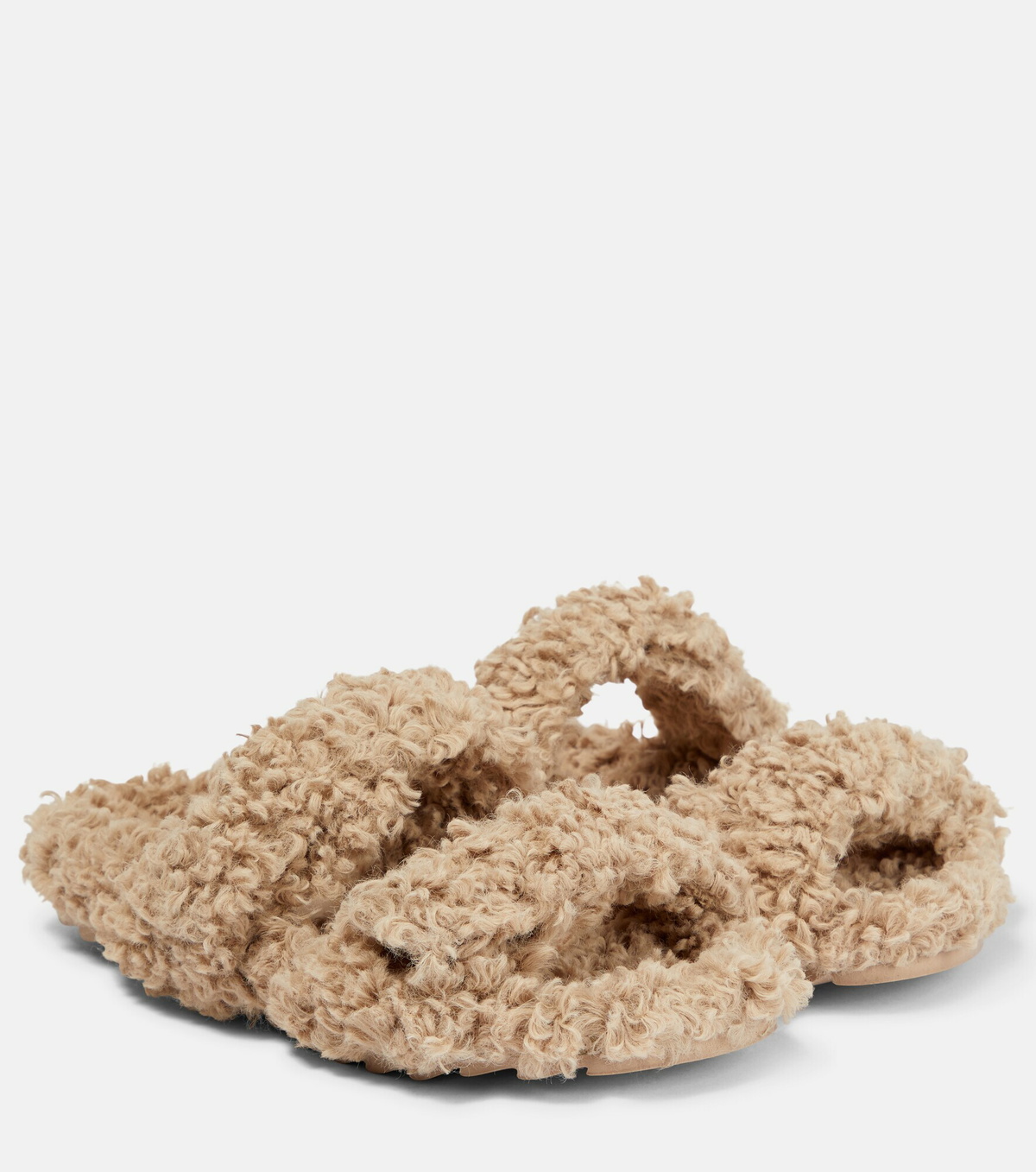 Gia Borghini - Gia 10 faux shearling slides