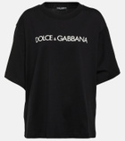 Dolce&Gabbana DG cropped cotton jersey T-shirt