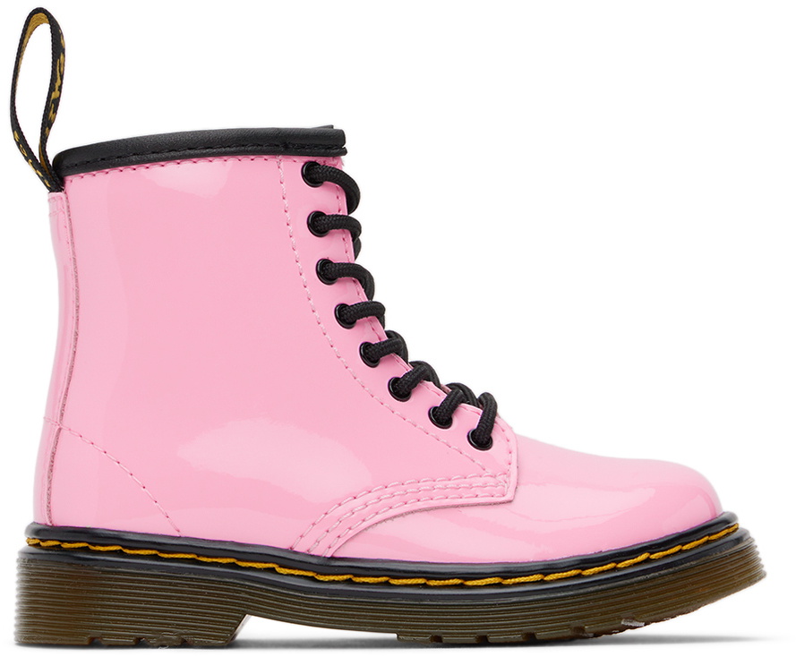 Light pink dr martens toddler best sale