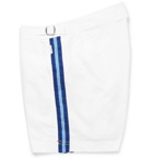 Orlebar Brown - Setter Slim-Fit Short-Length Striped Swim Shorts - White