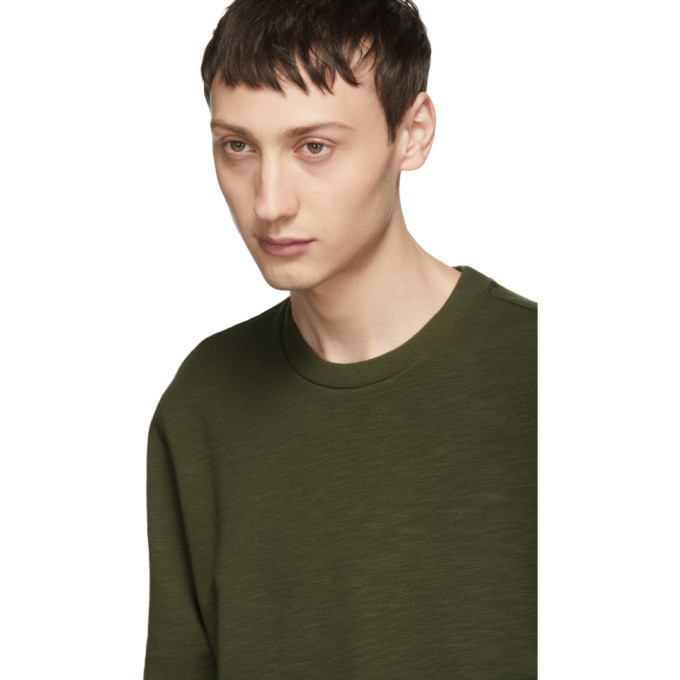 Rag and Bone Grey Army Wrap Around Logo Sweatshirt Rag and Bone