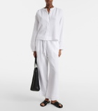 Velvet Calia cotton muslin wide-leg pants