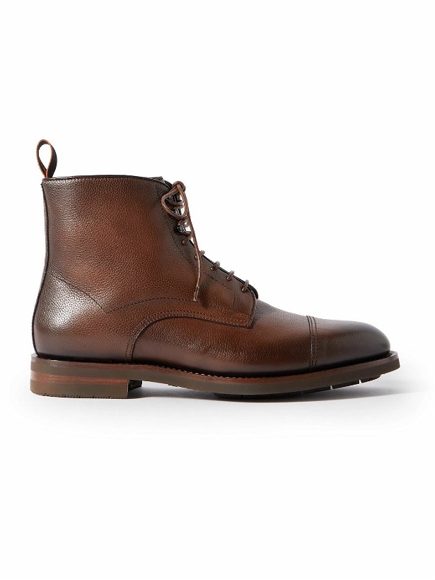 Photo: Santoni - Ergin Full-Grain Leather Boots - Brown