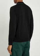 PS Paul Smith Logo-embroidered Cotton Polo Shirt Black