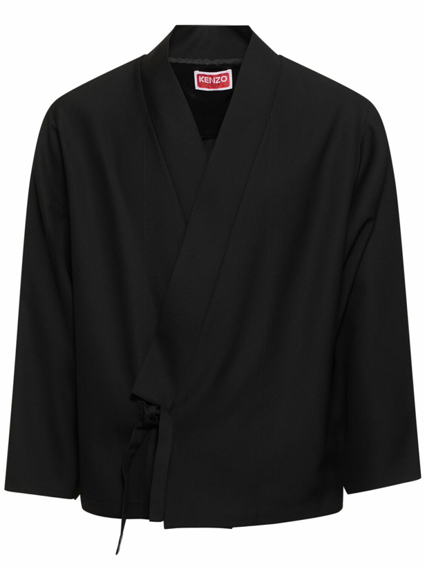 Photo: KENZO PARIS Kimono Wool Jacket