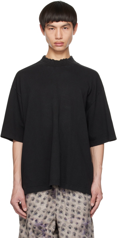 Photo: Acne Studios Black Embossed T-Shirt