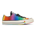 Converse Black and Multicolor Chuck 70 Pride Low Sneakers
