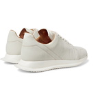 Rick Owens - Oblique Full-Grain Leather Sneakers - Men - White