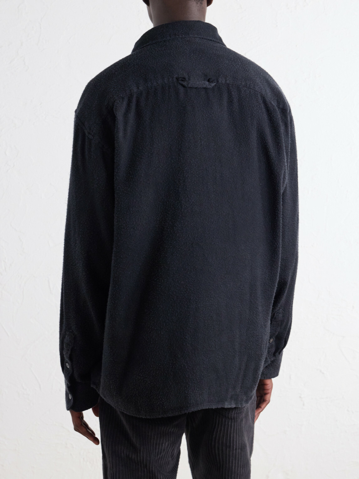 mfpen - Garden Brushed Lyocell Overshirt - Black