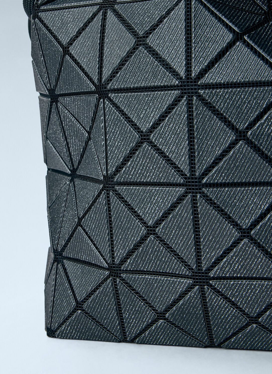 Bao Bao Issey Miyake Wring Denim Drawstring Bag