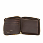 Comme des Garçons Wallet SA7100TS Triple Stitch Wallet in Brown 