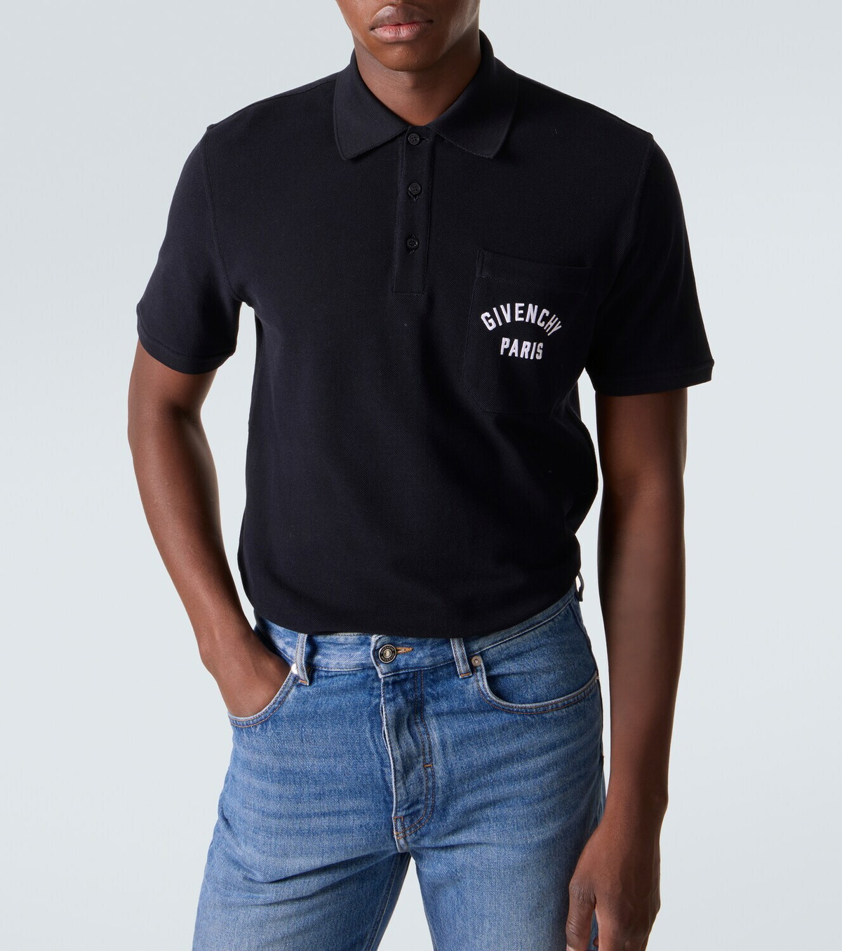 Givenchy Givenchy Paris cotton piqué polo shirt