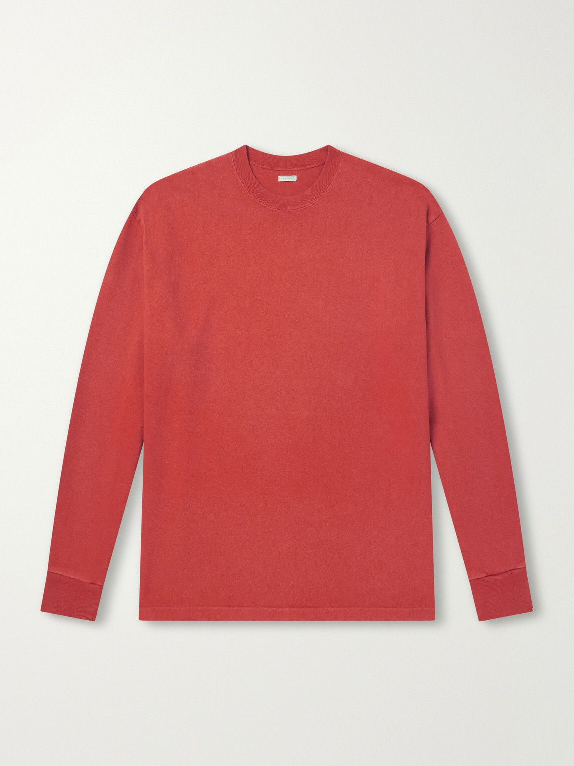 A.PRESSE - Cotton-Jersey T-Shirt - Red
