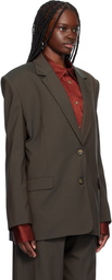GIA STUDIOS Gray Demie Blazer