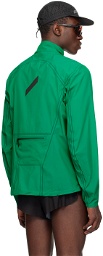 Soar Running Green Ultra Jacket