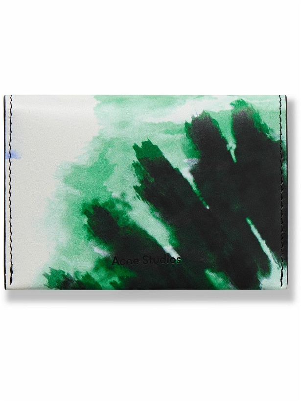 Photo: Acne Studios - Tie-Dyed Leather Bifold Cardholder