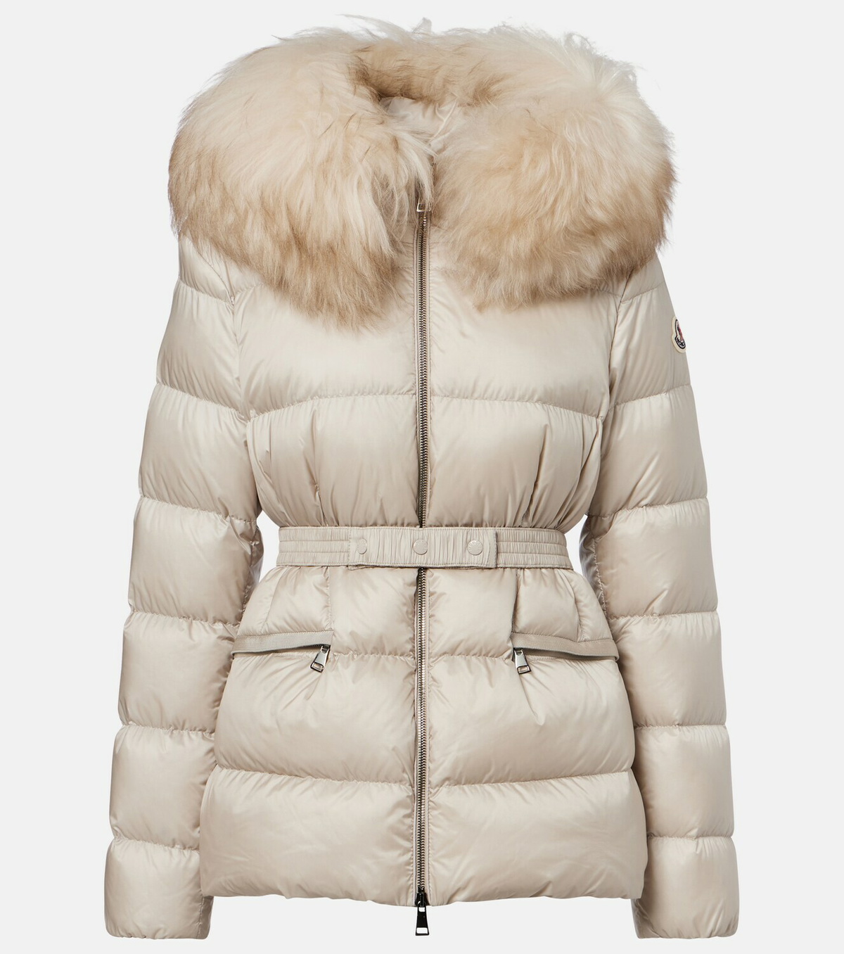 Moncler Boed shearling-trimmed down jacket