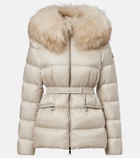 Moncler Boed shearling-trimmed down jacket