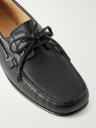 Valentino Garavani - Logo-Embellished Leather Loafers - Black