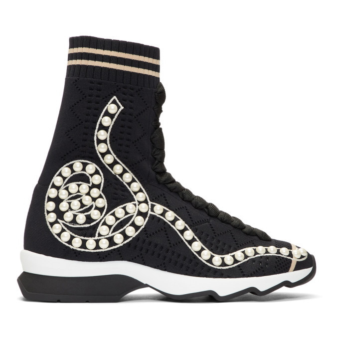 Fendi Black Air Jordan 11 Sneakers Shoes Hot 2022 Gifts For Men Women