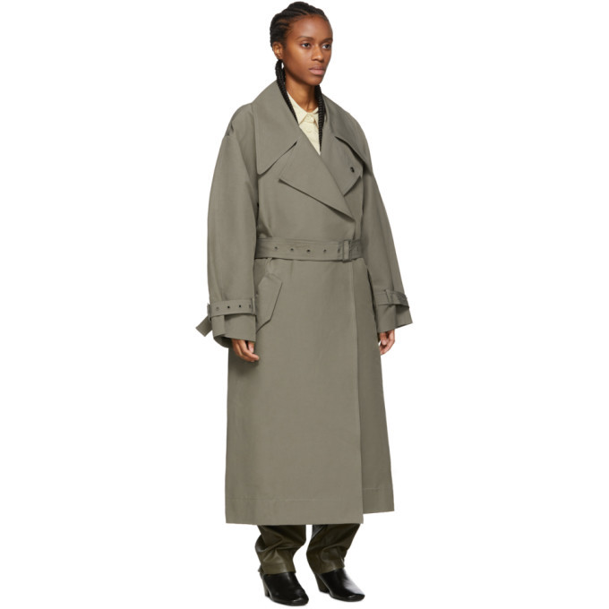 Low Classic Khaki Belted Trench Coat Low Classic
