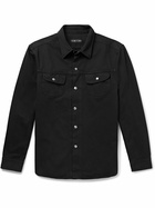 TOM FORD - Cotton-Twill Overshirt - Black
