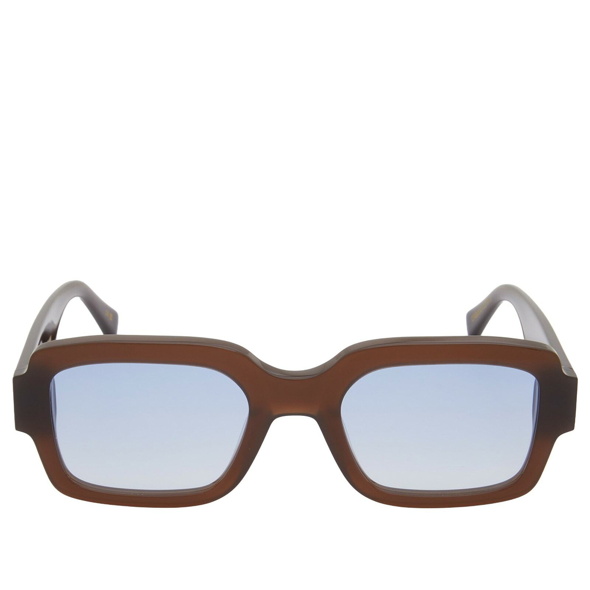 Monokel Apollo Sunglasses in Chocolate/Blue 
