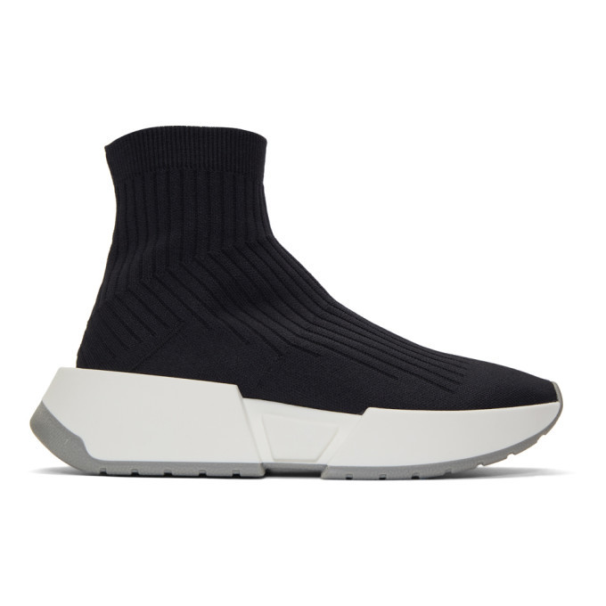 MM6 Maison Margiela Grey Sock Flare Sneakers MM6 Maison Margiela