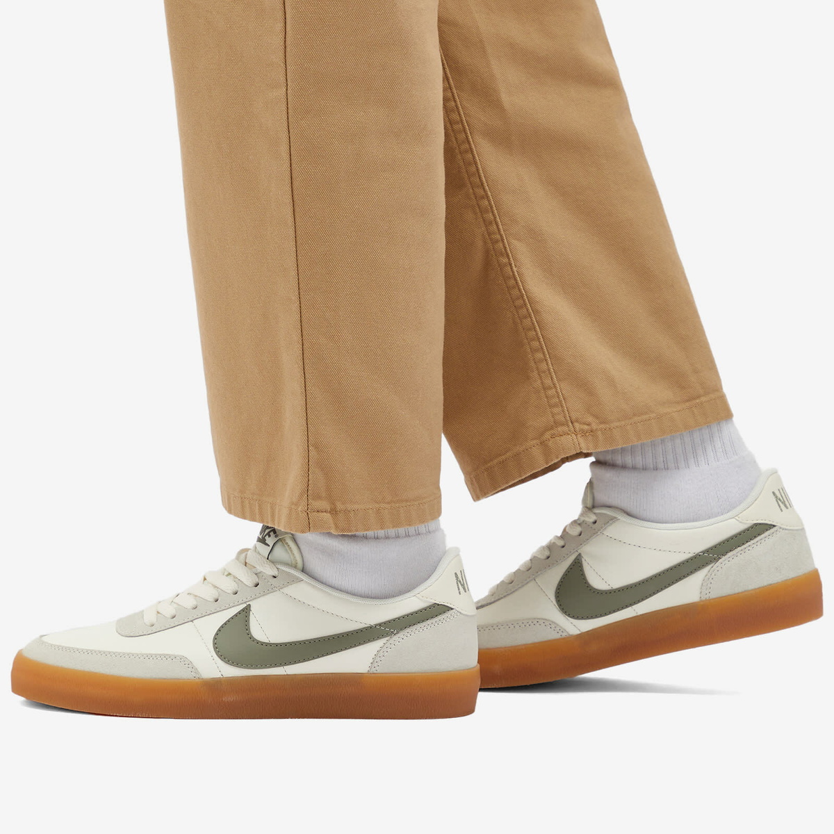Nike Women's W Killshot 2 in Sail/Army/Gum Yellow Nike